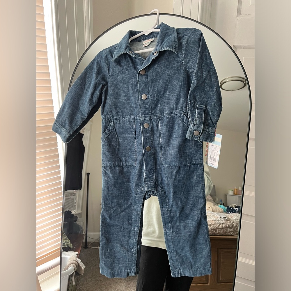 Cat & Jack NWT Denim Corduroy Jumper